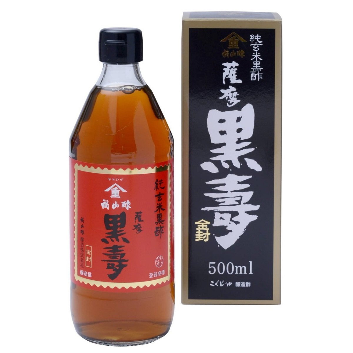 福山酢 黒酢匠 二年熟成 国産黒酢 500ml