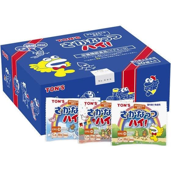 トンズ サカナッツ ハイ！ミックスナッツ入り干し魚スナック（30袋入り）