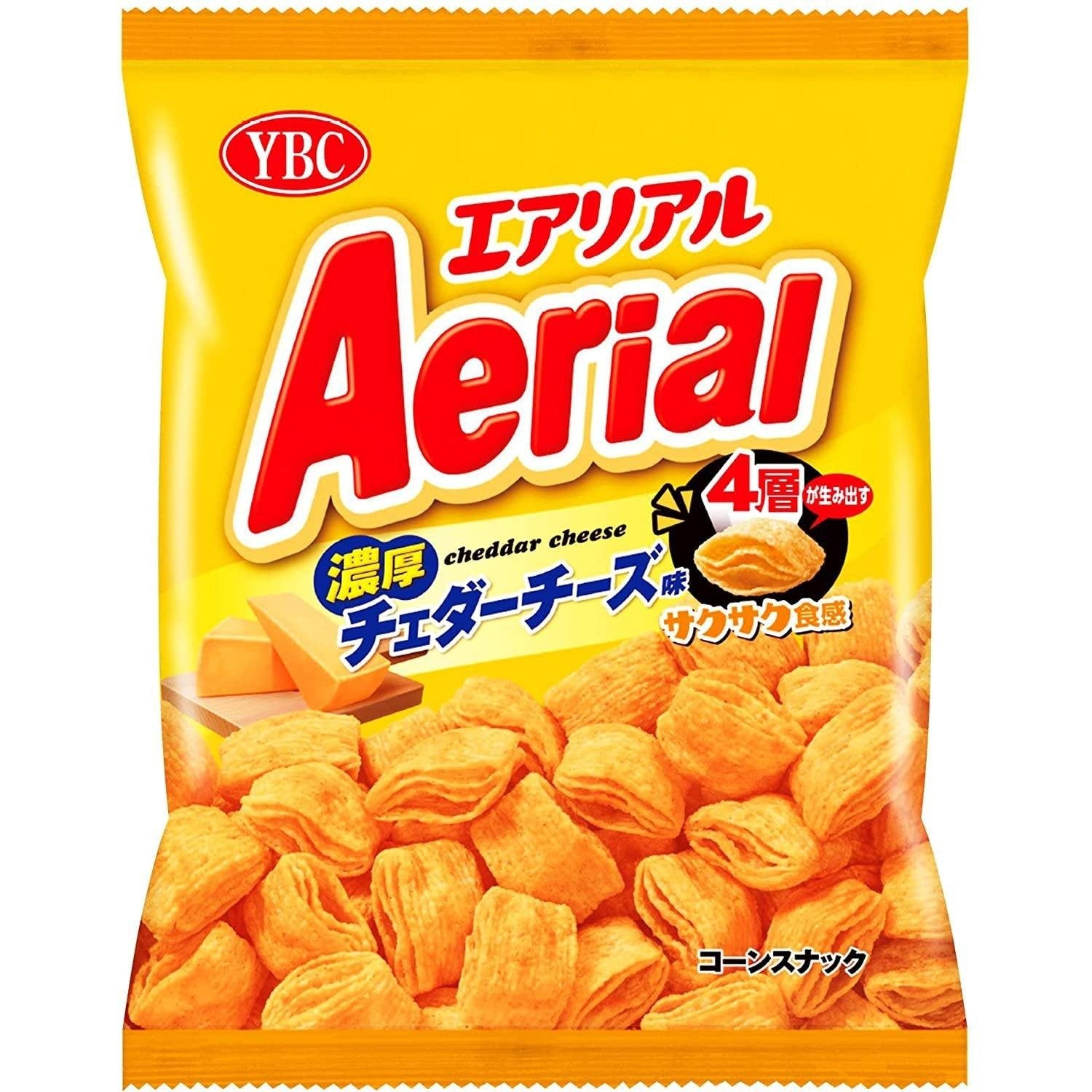 ヤマザキ エアリアルリッチチェダーチーズコーンチップススナック（3袋入り）