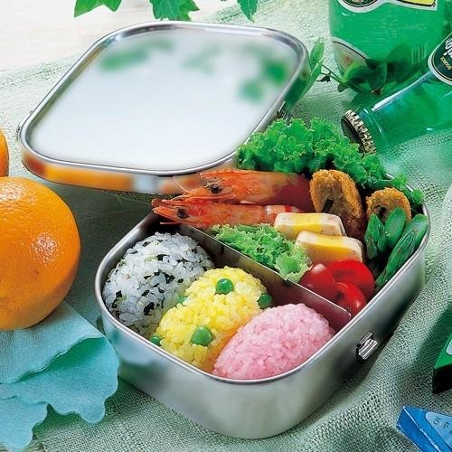 アイザワ 大型スクエアランチボックス ステンレス製弁当箱 1000ml