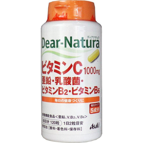 アサヒ ディアナチュラ マルチビタミン ビタミンC＆亜鉛配合 120錠（60日分）