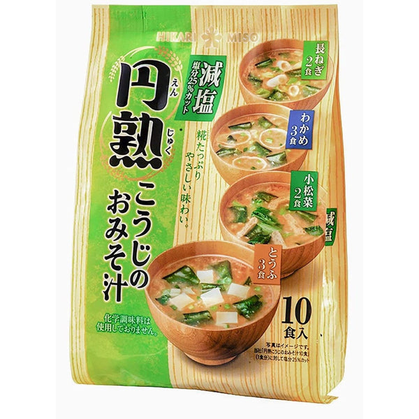 ひかり味噌 減塩インスタント味噌汁詰め合わせ 10袋