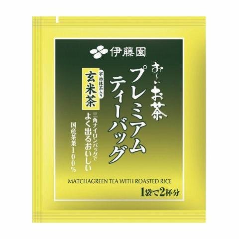 伊藤園 お～いお茶 プレミアム抹茶 焙煎米入り 50袋