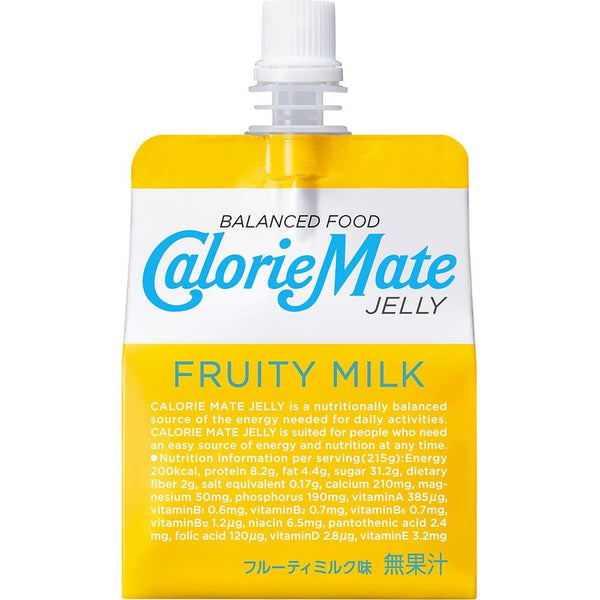 大塚 カロリーメイトゼリー バランス栄養ゼリー飲料 フルーツミルク 215g×6個