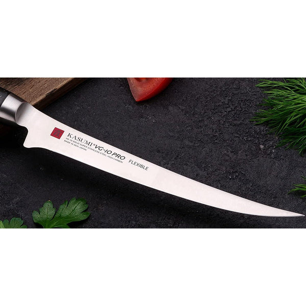 スミカマ 霞 VG-10 プロ ヒレナイフ 180mm 56018