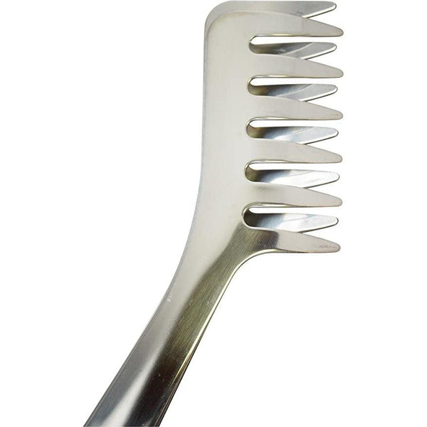 ステンレス製スパゲッティトング ラージサイズ 240mm