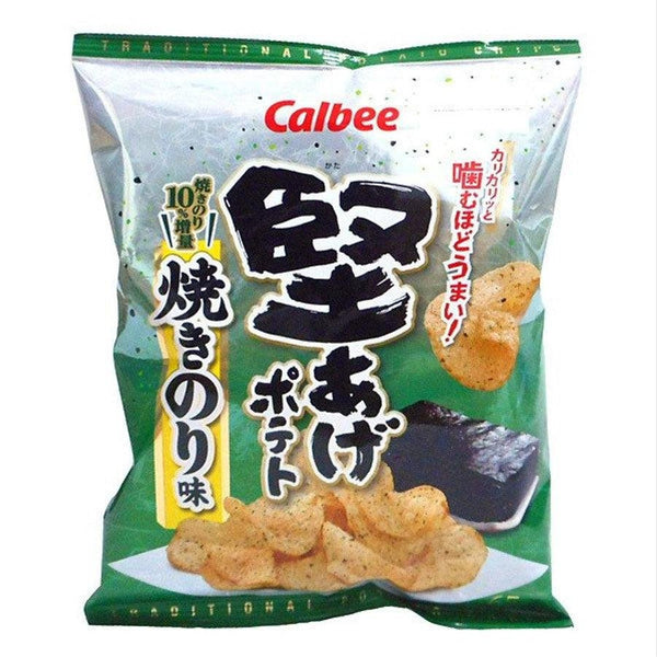 カルビー 堅揚げ海苔クリスピーポテトチップス 65g（12個入り）