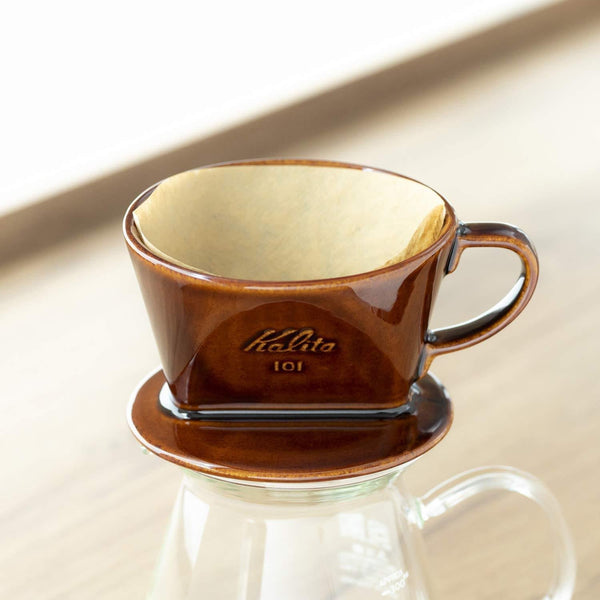 カリタ セラミックコーヒードリッパー 101 ブラウン