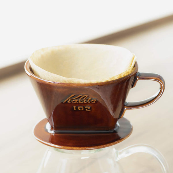 カリタ セラミックコーヒードリッパー 102 ブラウン