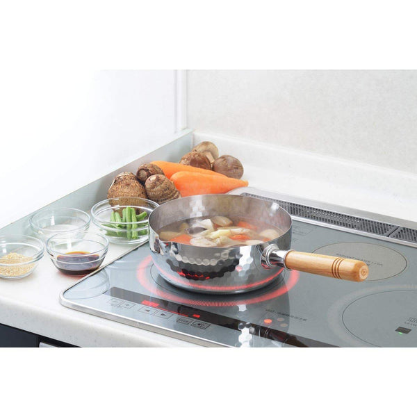 ヨシカワ ユキヒラ ソースパン ステンレス鍋 2.2クォート 20cm YH6753