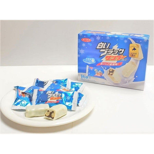 有楽ホワイト ブラックサンダー チョコレートバー スナック 16本
