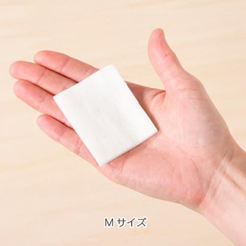 コットンラボ オーガニックコットンパフ 無漂白 Mサイズ（3枚入り）