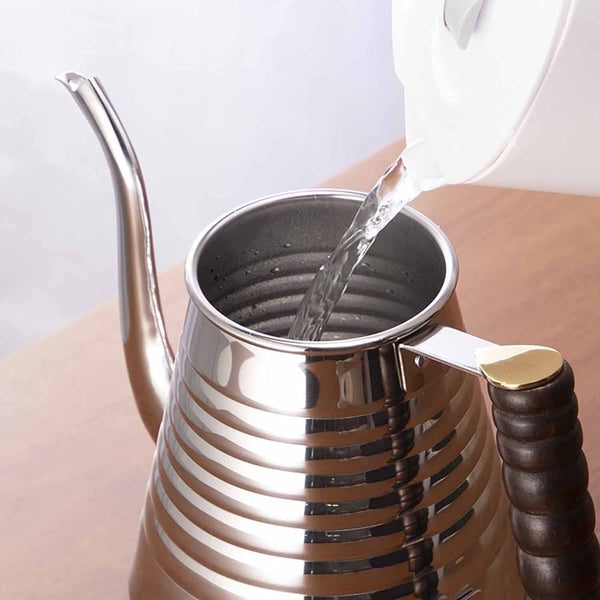 Kalita SSW ハンドドリップ グースネックケトル（ステンレススチール ドリップコーヒーポット）1L