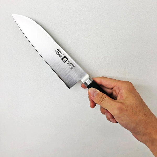 木屋 No.160 エーデルワイス鋼 鎌形薄刃包丁 18cm