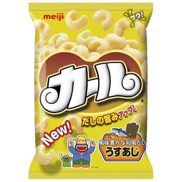 明治 カールコーンパフスナック チーズ＆うすしお味（2袋入り）