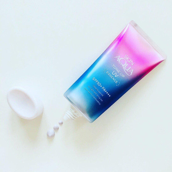 スキンアクア トーンアップ UVエッセンス ティンテッドサンスクリーン ラベンダー SPF50+ 80g
