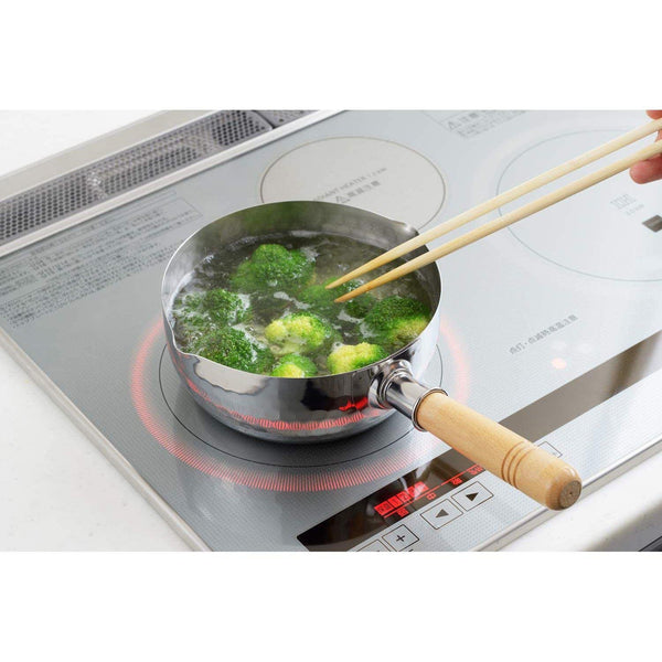 ヨシカワ ユキヒラ ソースパン ステンレス鍋 1.7クォート 18cm YH6752