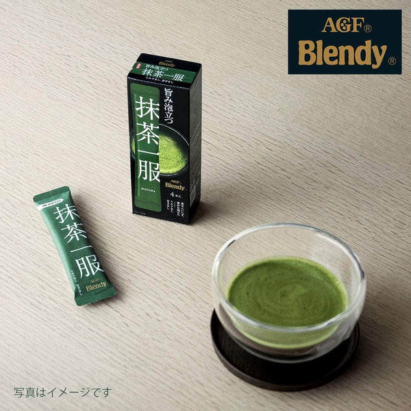 AGF ブレンディ 無糖抹茶パウダー 4本入り
