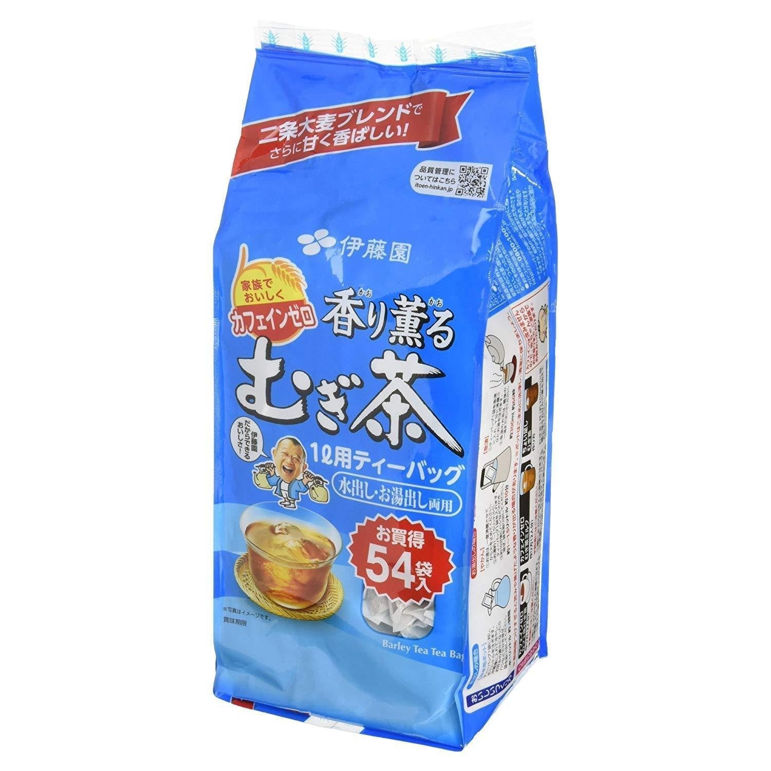 伊藤園 麦茶 焙煎麦茶 カフェインレス 54袋