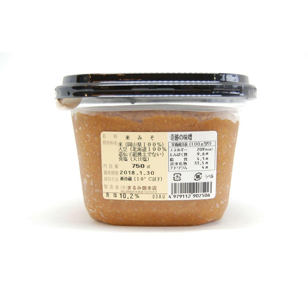 丸美糀 奇跡の味噌 天然国産極上味噌 750g