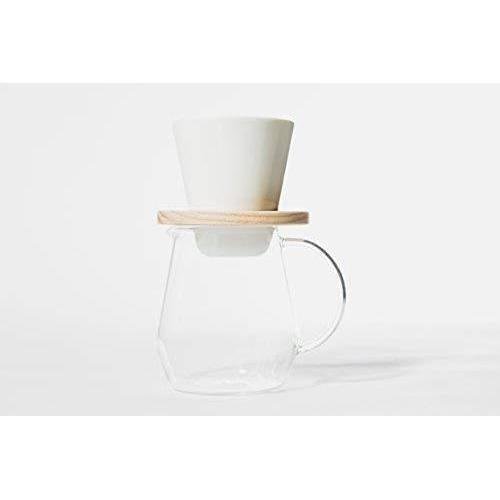 トーチドーナツ ホワイト磁器 ポアオーバーコーヒーメーカー