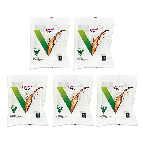 ハリオ V60 コーヒーフィルターペーパー サイズ02 ホワイト VCF-02-100W