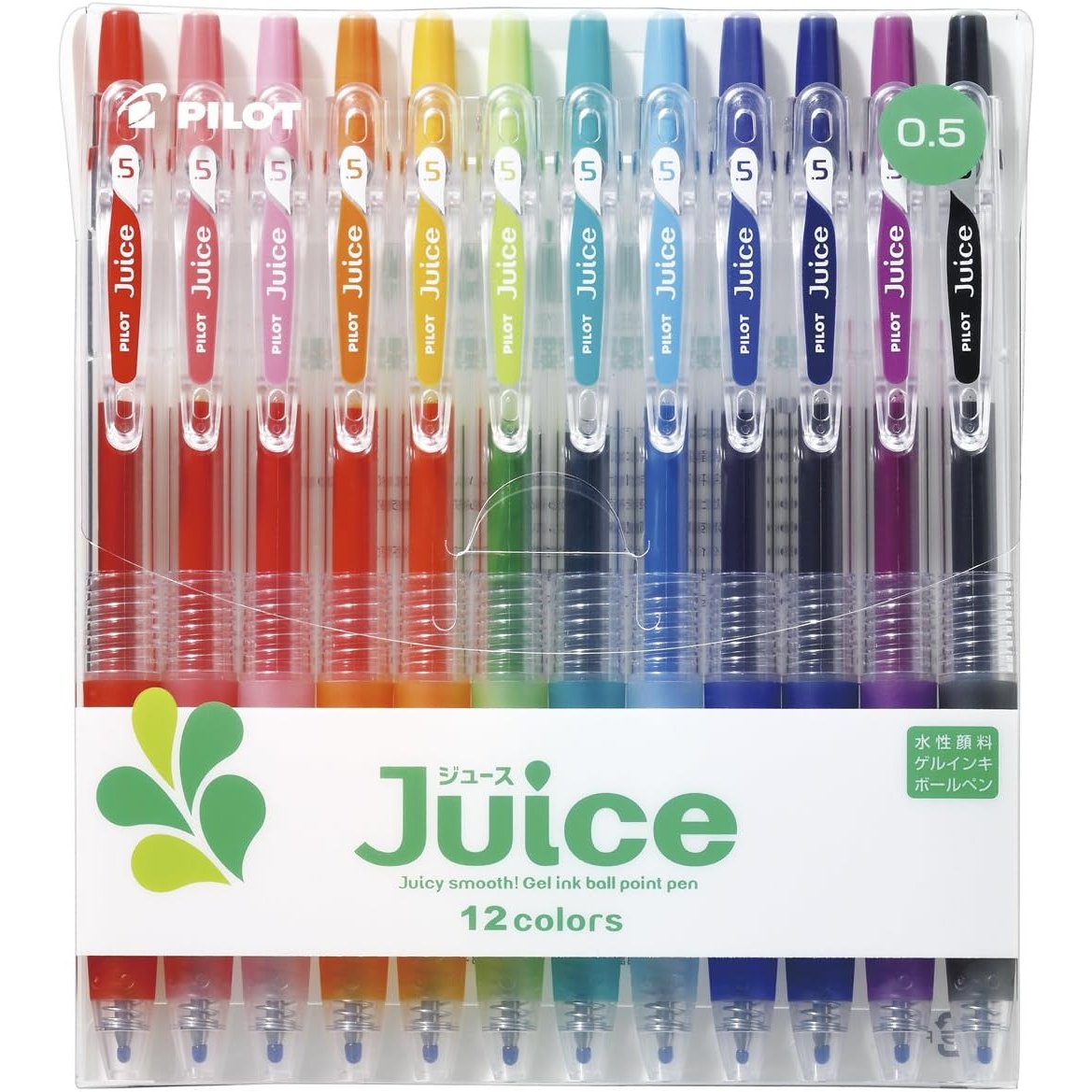パイロット ジュース ゲルインクボールペン 0.5mm 12色セット