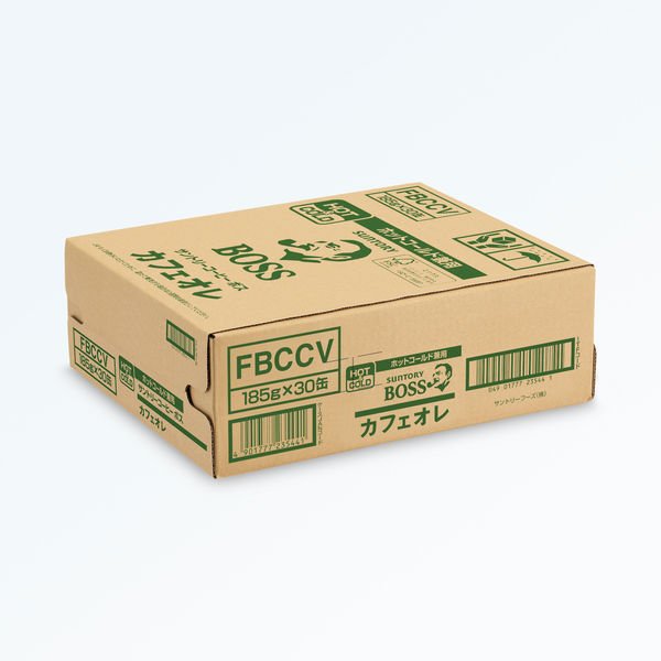 ボス カフェオレ ミルク入り 缶コーヒー 185g（30缶入り）