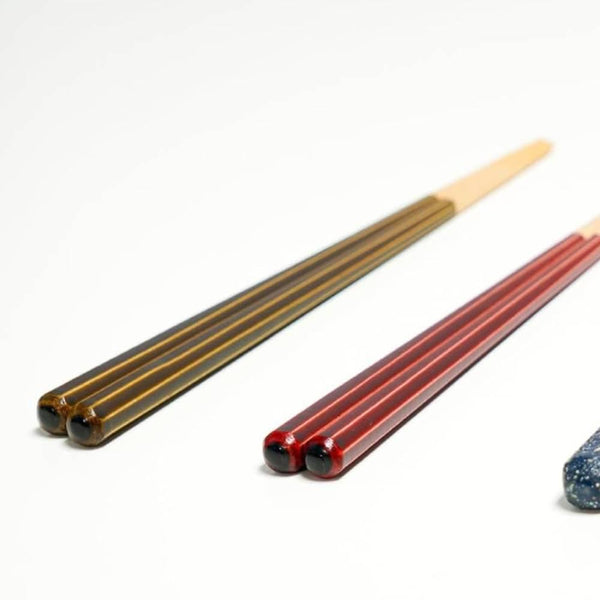 プレミアム八角箸 特許取得 ノンスリップテクノロジー グリーン 23cm