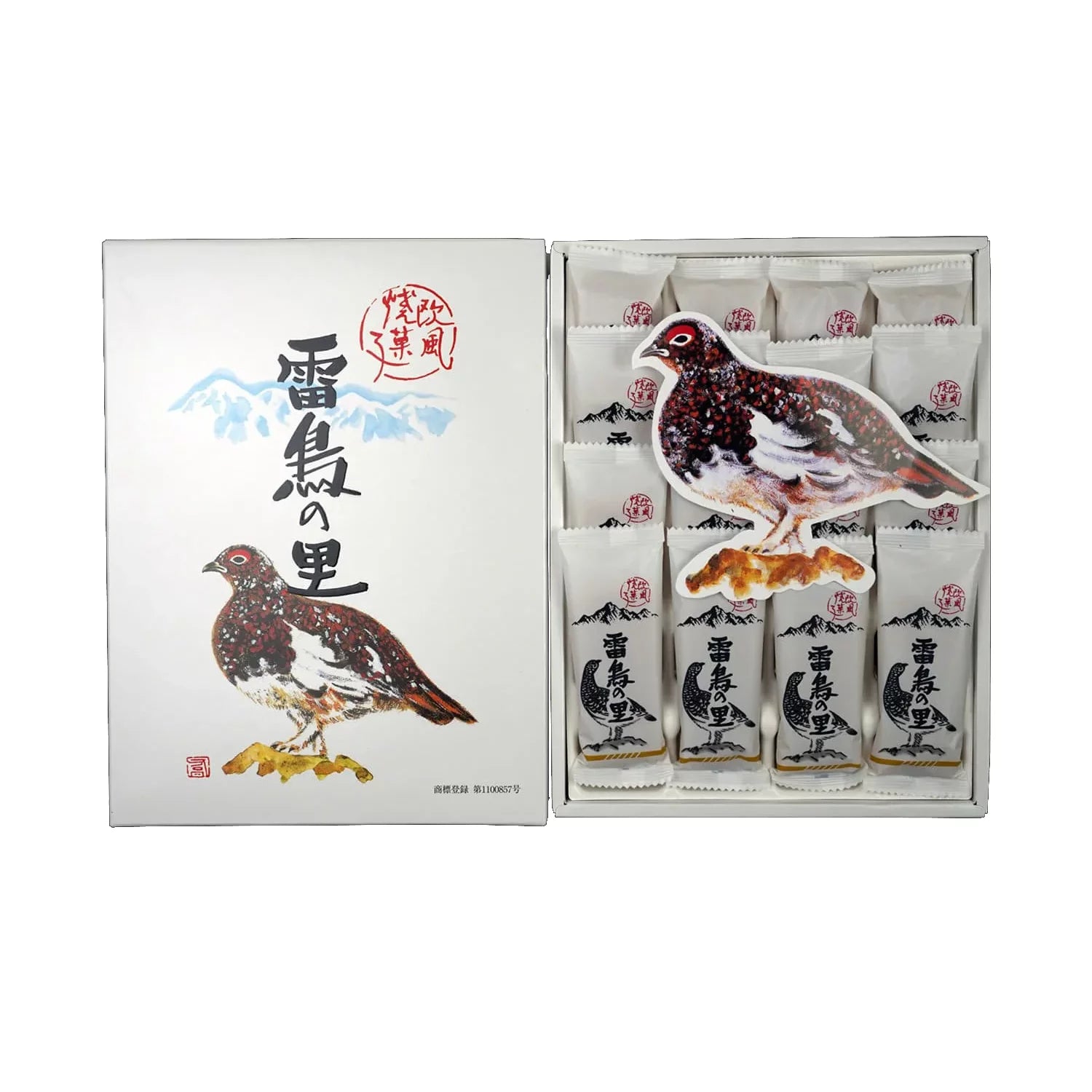 雷鳥の里 伝統のクリームサンドクッキー 16個入り