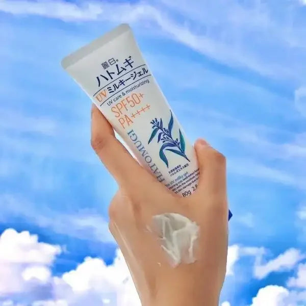 麗白 ハトムギ 日焼け止め ザUV ミルキージェル SPF50+ 80g