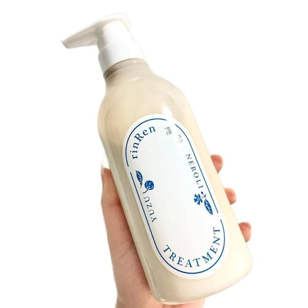 リンレン トリートメント ユズ＆ネロリ ヴィーガンヘア スムージングトリートメント 480ml