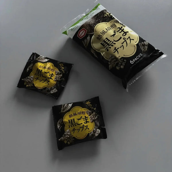 亀田 焙煎黒ごませんべい 60g（12袋入り）