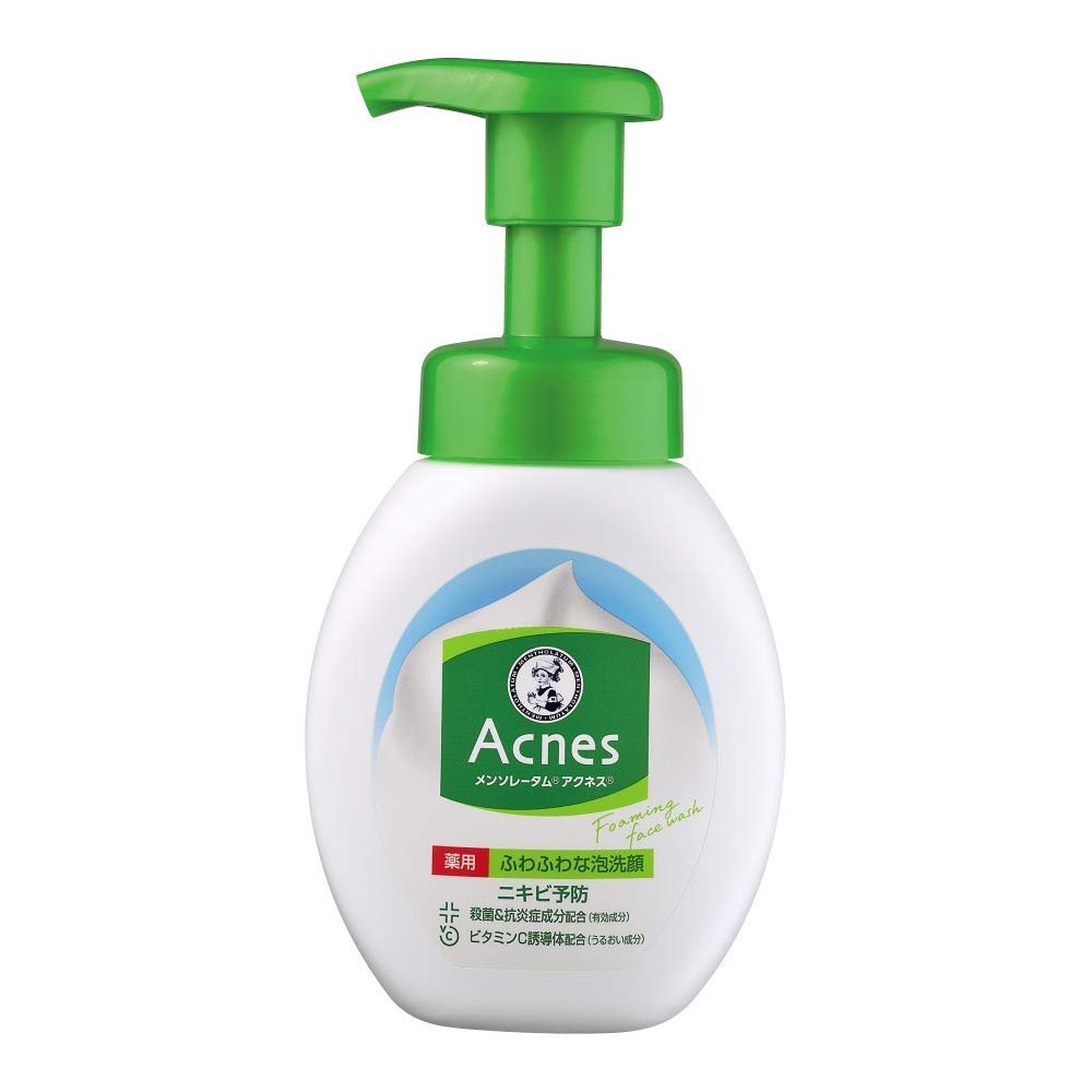 ロート製薬 メンソレータム アクネス ふわふわ泡洗顔料 160ml