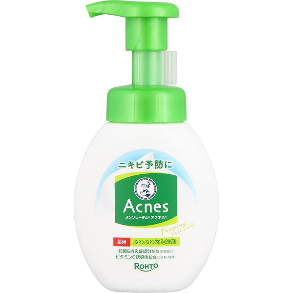 ロート製薬 メンソレータム アクネス ふわふわ泡洗顔料 160ml