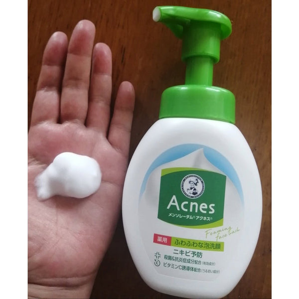 ロート製薬 メンソレータム アクネス ふわふわ泡洗顔料 160ml