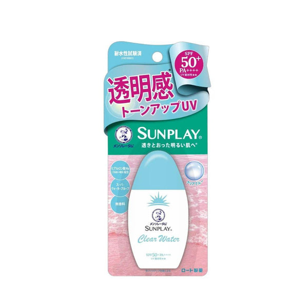 ロート製薬 メンソレータム サンプレイ クリアウォーター ウォータープルーフ 日焼け止め SPF50+ 30g