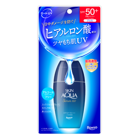 ☆★ロート製薬 スキンアクア SPF50+ 18個セット★☆ ロート製薬 スキンアクア ヒアルロン酸美容液 UV日焼け止めジェル