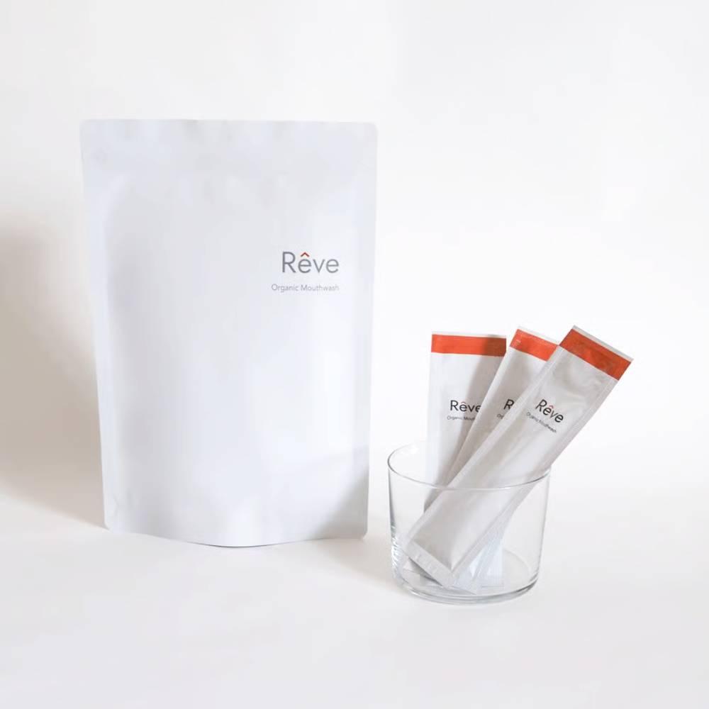 Rêve ナチュラル オーガニック マウスウォッシュ 30包入り