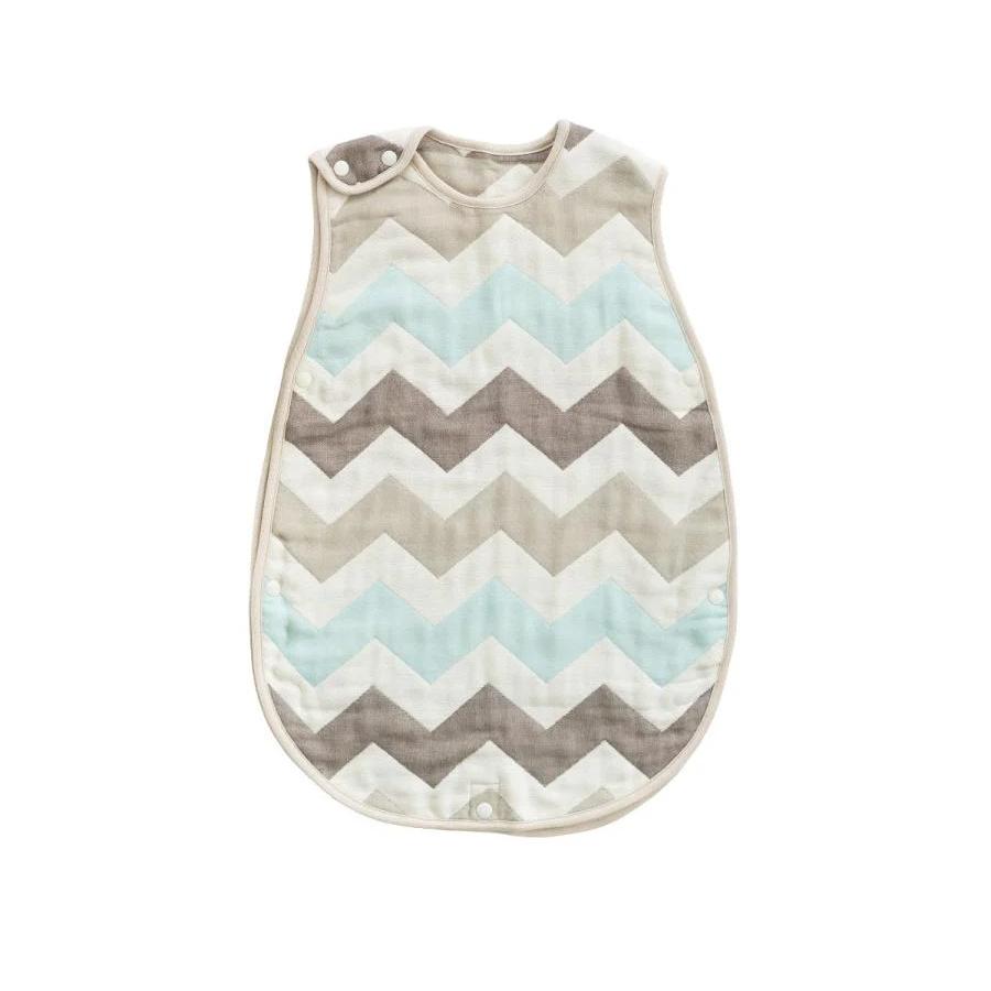 サンデシカ ふわふわモスリン ベビー寝袋 着る寝袋