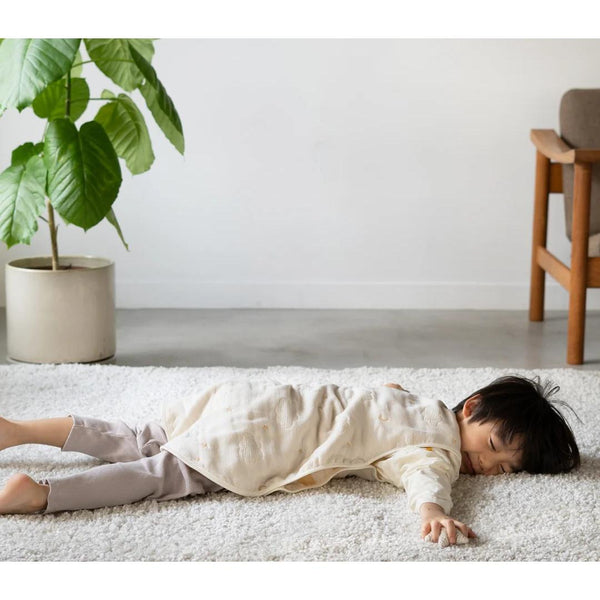 サンデシカ ふわふわモスリン ベビー寝袋 着る寝袋