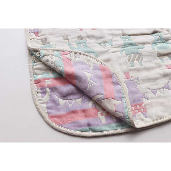 サンデシカ ふわふわモスリン ベビー寝袋 着る寝袋