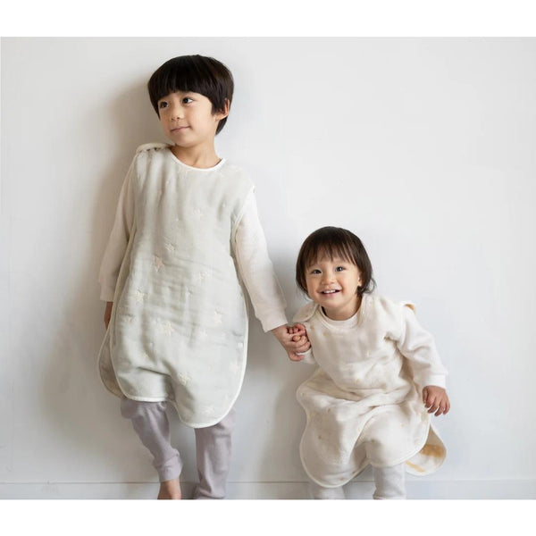 サンデシカ ふわふわモスリン ベビー寝袋 着る寝袋