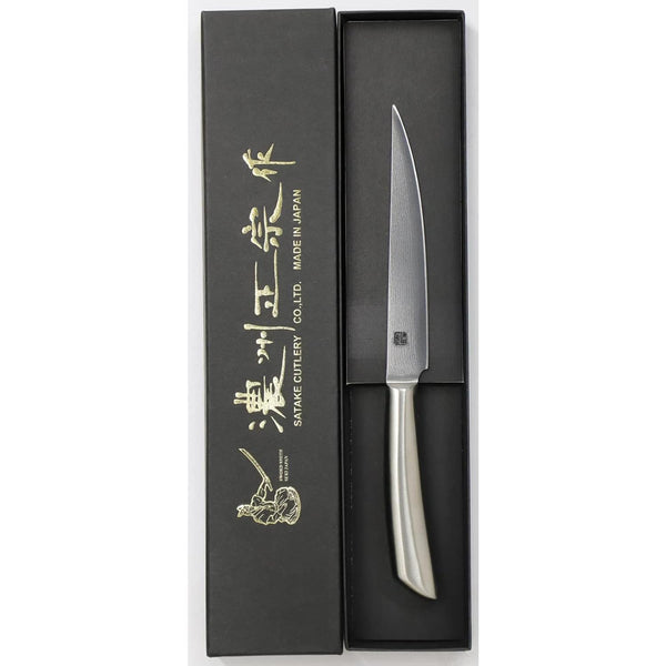 サタケ オールメタルステーキナイフ ダマスカス鋼 刃渡り120mm