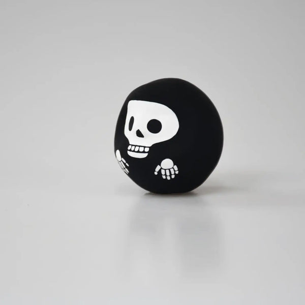 白河だるま ハロウィン スケルトンだるま お守り 4.5cm