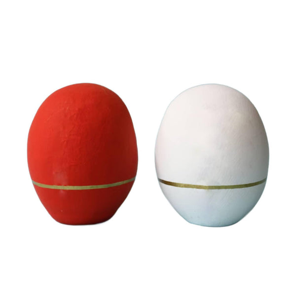 白河だるま 紅白ペアだるまセット 8.5cm