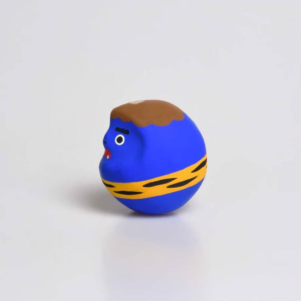 白河鬼 青鬼だるま 縁起物 4.5cm