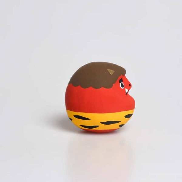 白河鬼 赤鬼だるま 縁起物 4.5cm