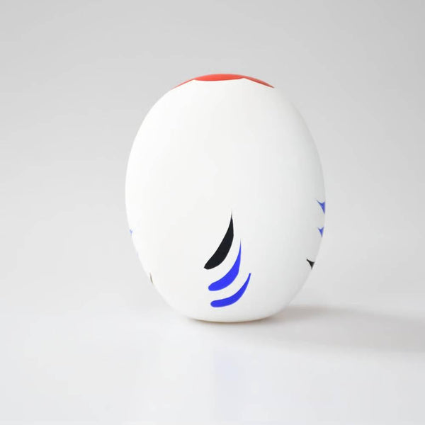 白川干支だるま かわいい白鳥 縁起物 8.5cm
