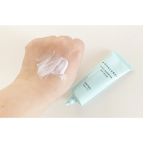 資生堂 アクアレーベル セルフバリアUV ミルク サンスクリーン SPF50+ 45g